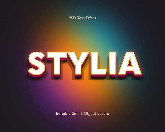 Stylia PSD Text Effect