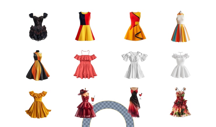 PSD stylish dress collection