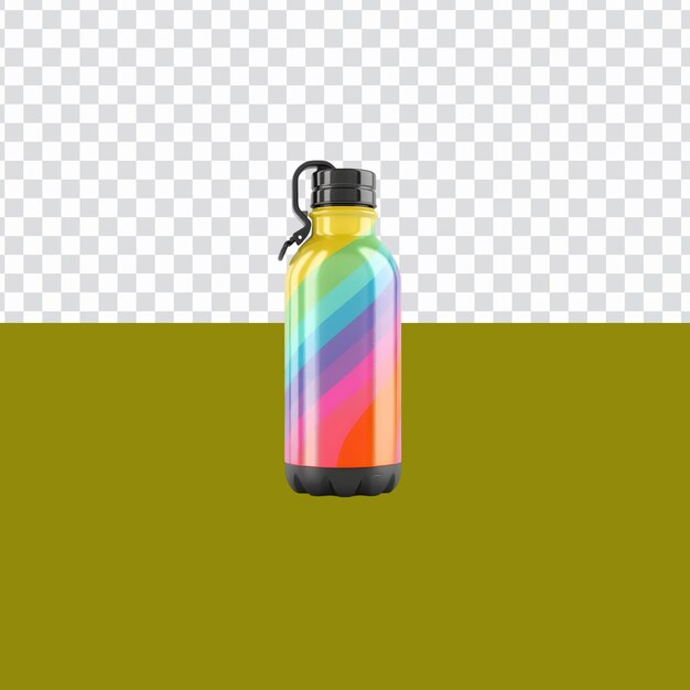 Stylish Gradient Metal Flask with Handle for Hydration