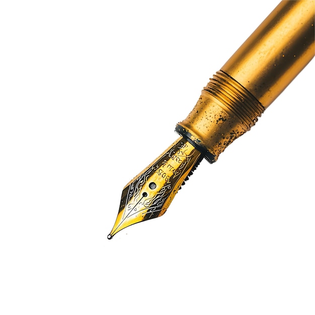 Le stylo plume d'or vintage