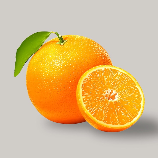 su uno sfondo trasparente arancione