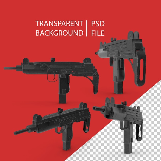 PSD subfusil usado png