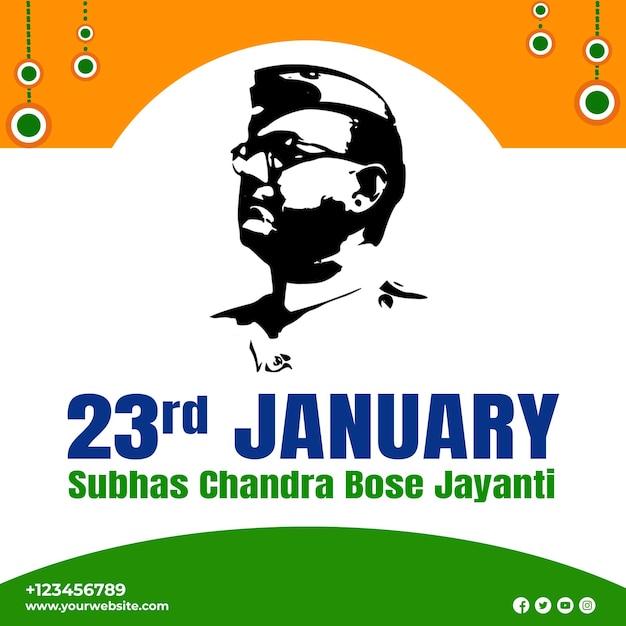 Subhash Chandra Bose Jayanti en Instagram