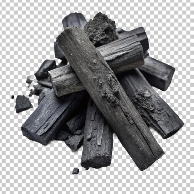 PSD substância quebradiça preta produzida por queima