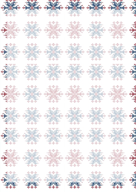 Subtiles Schneeflockenmuster