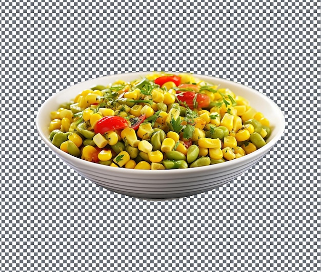Succotash gustoso su uno sfondo trasparente