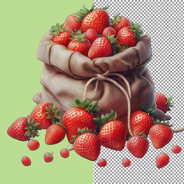 PSD succulent_strawberry_harvestpng (en anglais)