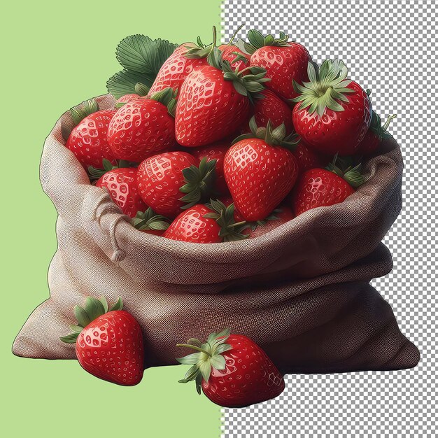 PSD succulent_strawberry_harvestpng