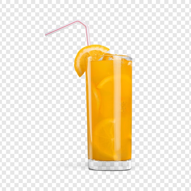 Suco de laranja refrescante