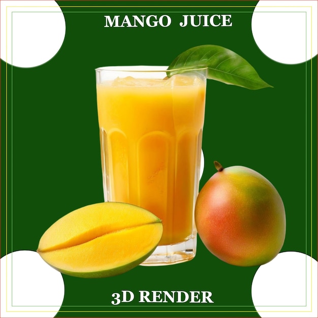 PSD suco de maçã e suco de mango