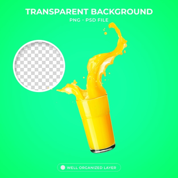 Suco de manga 3d