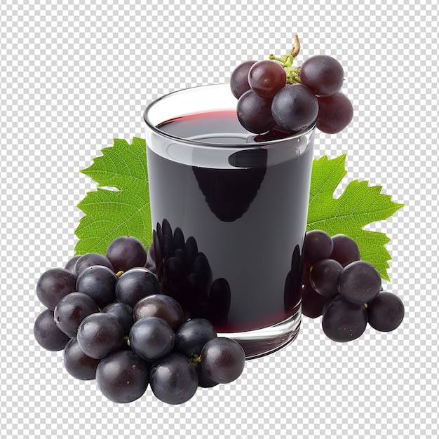 Suco de uvas isolado