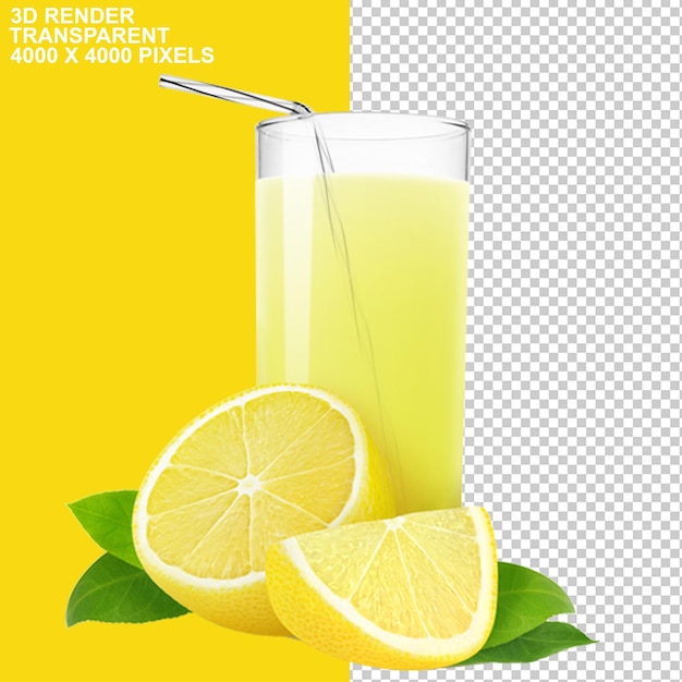 PSD suco limão suco misto suco de morango modelo png
