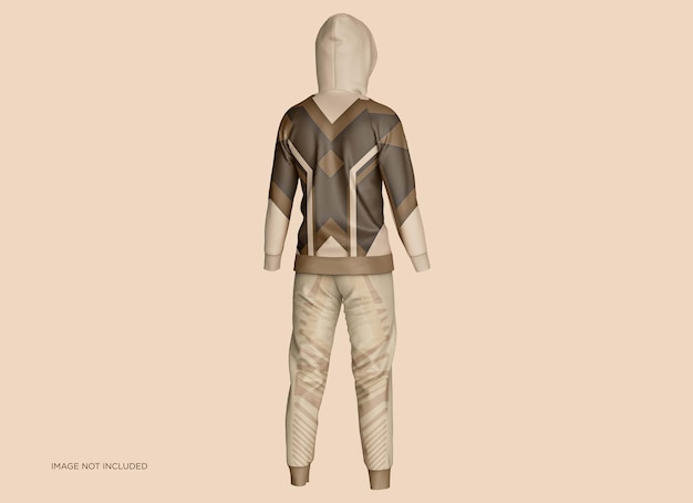 Sudadera con capucha Raglan Fullzipper Pantalones