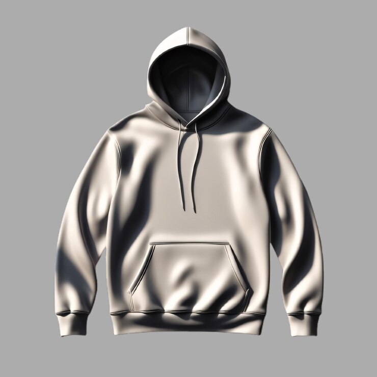 PSD una sudadera de plata con una capucha que dice quot sudadera quot