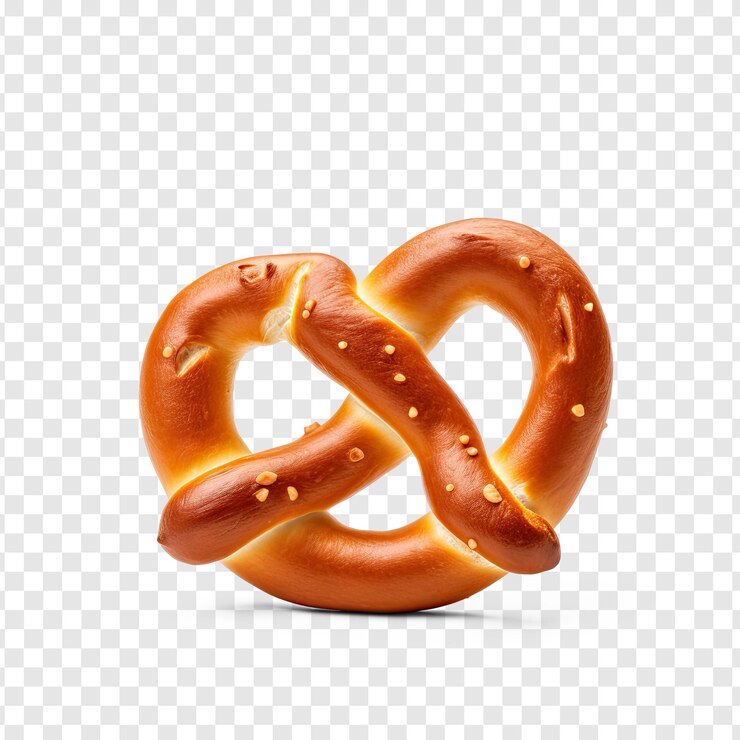 süße Brezel auf transparentem Hintergrund PSD