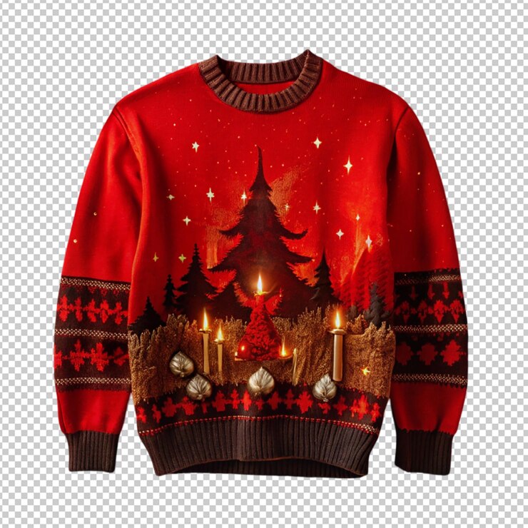 PSD suéter de navidad ropa de navidad