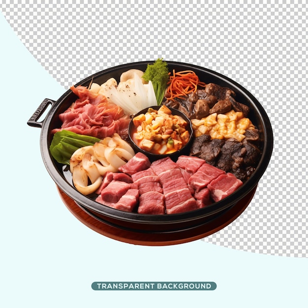 PSD sukiyaki comida japonesa