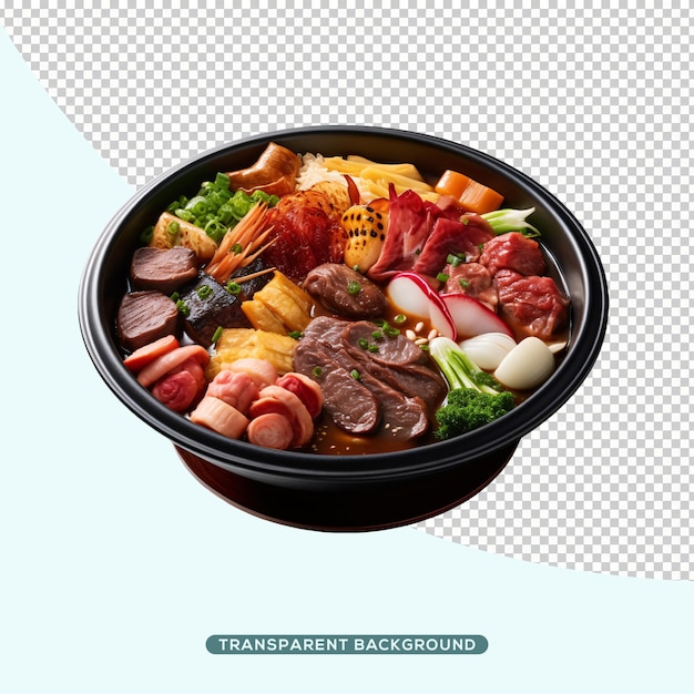 PSD sukiyaki comida japonesa