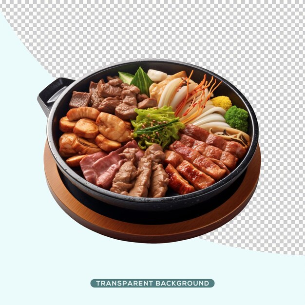 PSD sukiyaki comida japonesa