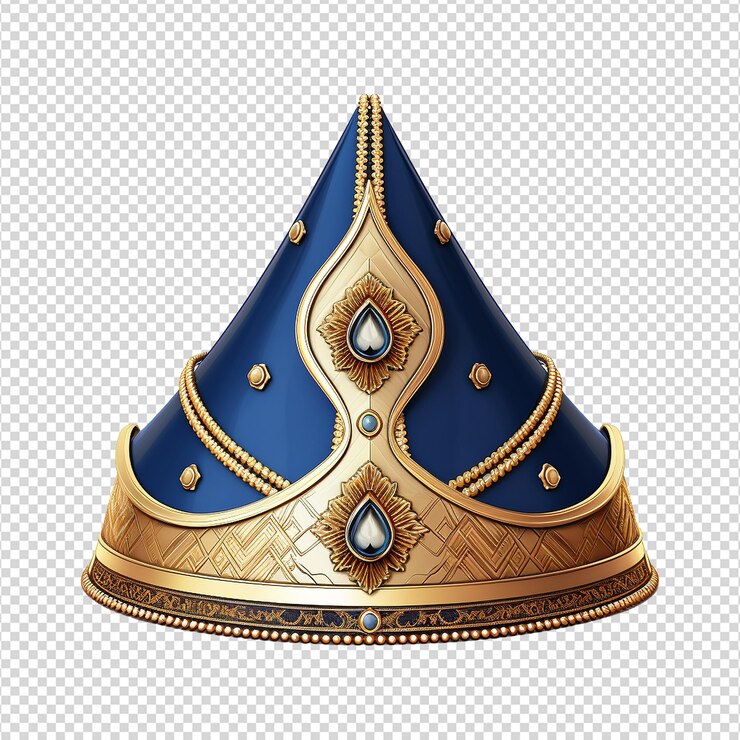 PSD sultan hat isolated on transparent background