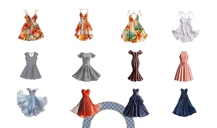 PSD summer dresses collection