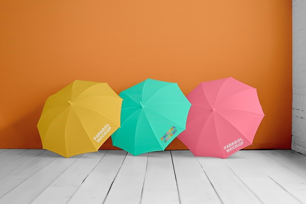 summer parasol  mockup