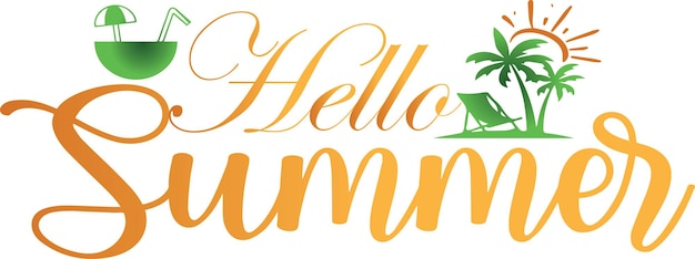 Summer vector image