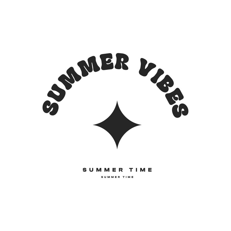 Summer Vibes Retro Design