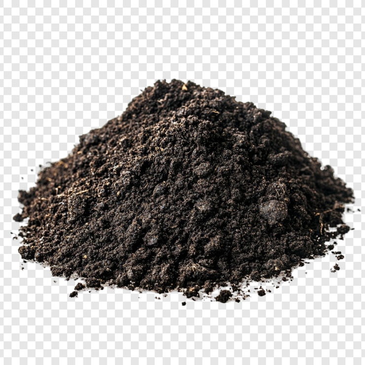 PSD suolo ricco, mucchio scuro, giardinaggio, agricoltura, natura, terra