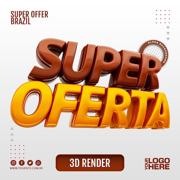 SUPER ANGEBOT 3D RENDERN