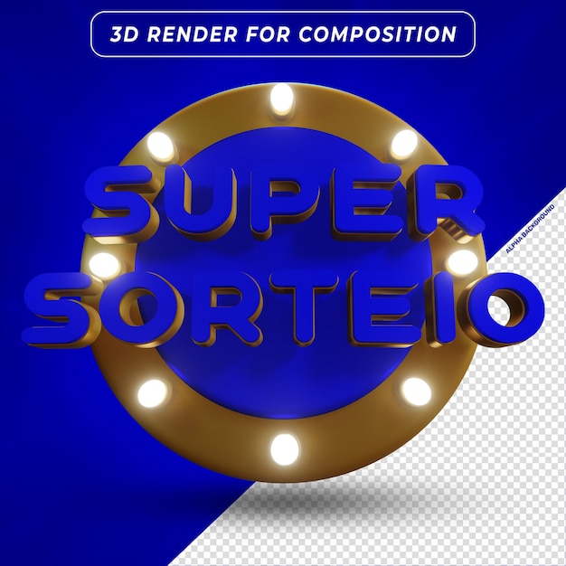 Super dibujar sello 3d