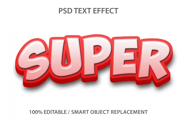 super efeito de texto