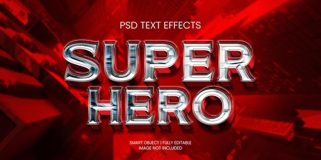 PSD super hero-texteffekt