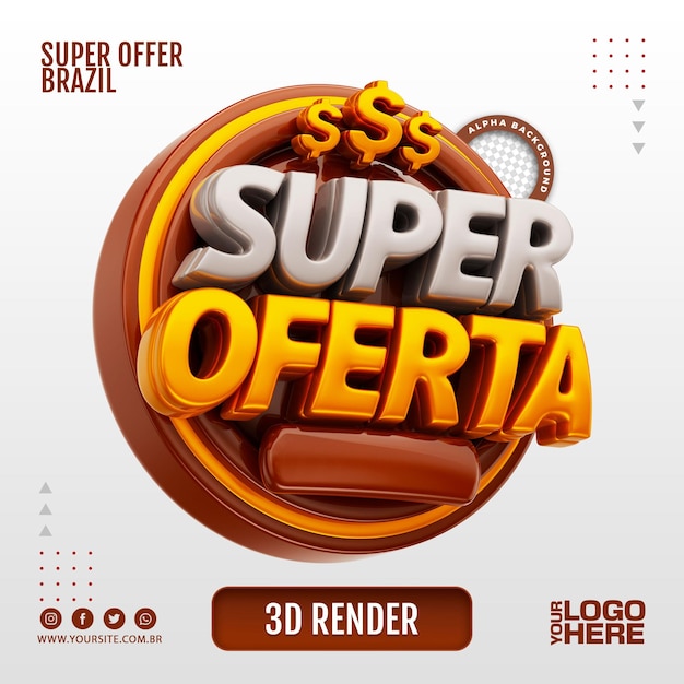 SUPER OFERTA RENDER 3D