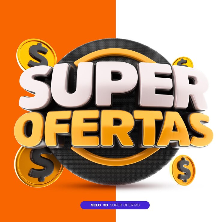 PSD super offer colores nerdo amarelo branco