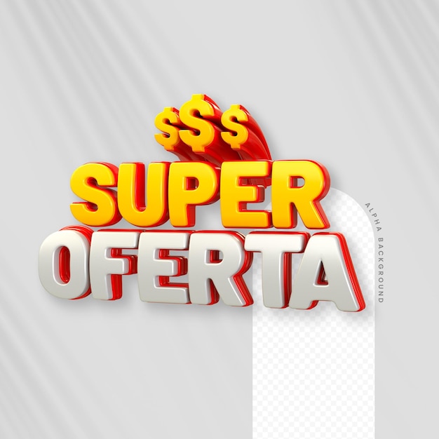 Super offerte di etichetta 3D per la composizione in Brasile
