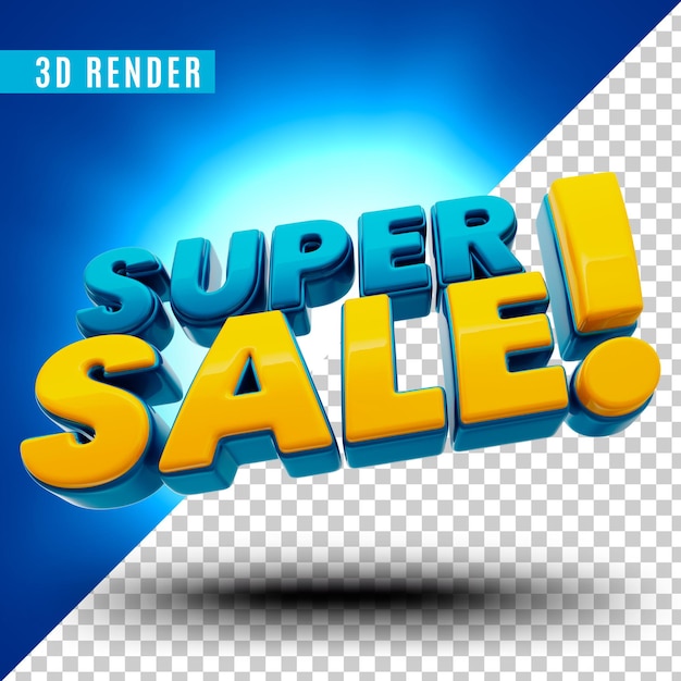 PSD super sale banner template design psd