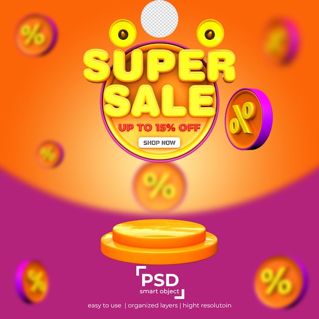 Super Sale Bis zu 15 Prozent