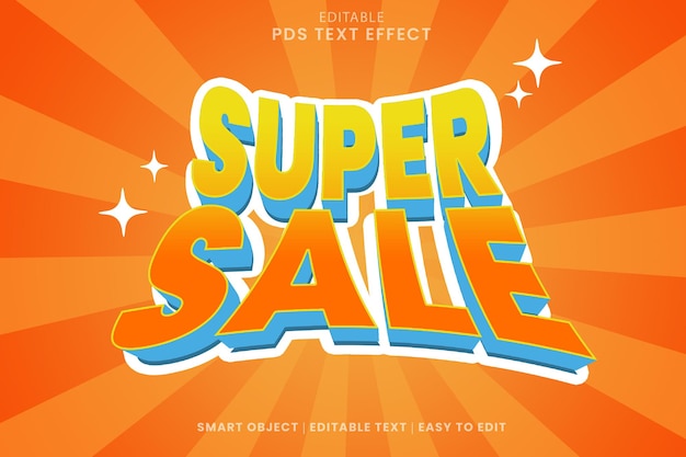 Super-sale-texteffekt