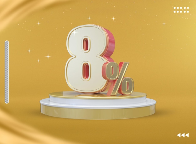 Super venda 8% com ouro no pódio