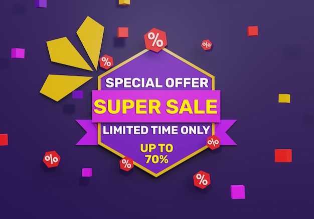 Super vendita 3D realistica