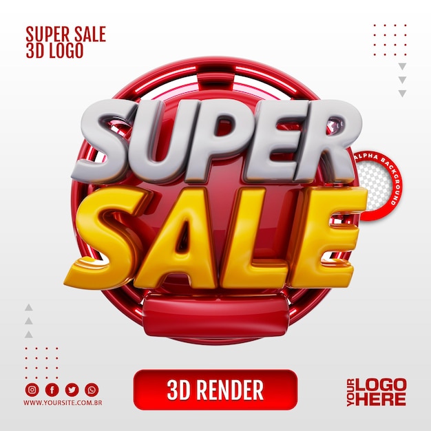 SUPER VENDITA LOGO 3D PER AFFARI
