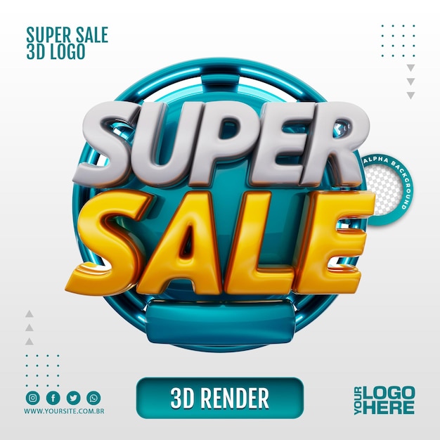 SUPER VENDITA LOGO 3D PER AFFARI