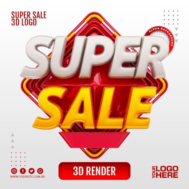 SUPER VENDITA LOGO 3D PER AFFARI