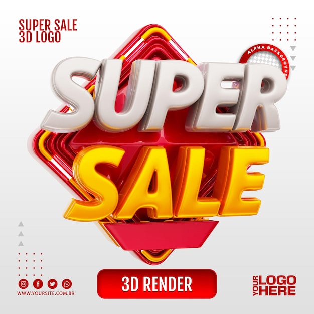 SUPER VENDITA LOGO 3D PER AFFARI