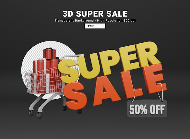 Super venta 3d psd premium aislado