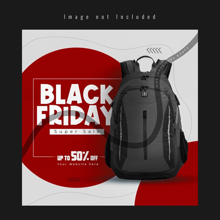 Super venta del Viernes Negro - mochilas hasta un 50% de descuento