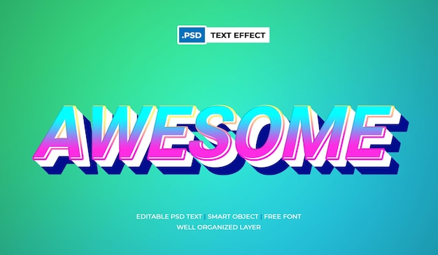 Superbe effet de texte moderne
