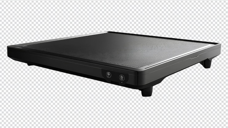 PSD superficie de cocción eléctrica plana con un diseño elegante adecuada para varias tareas culinarias en cocinas modernas